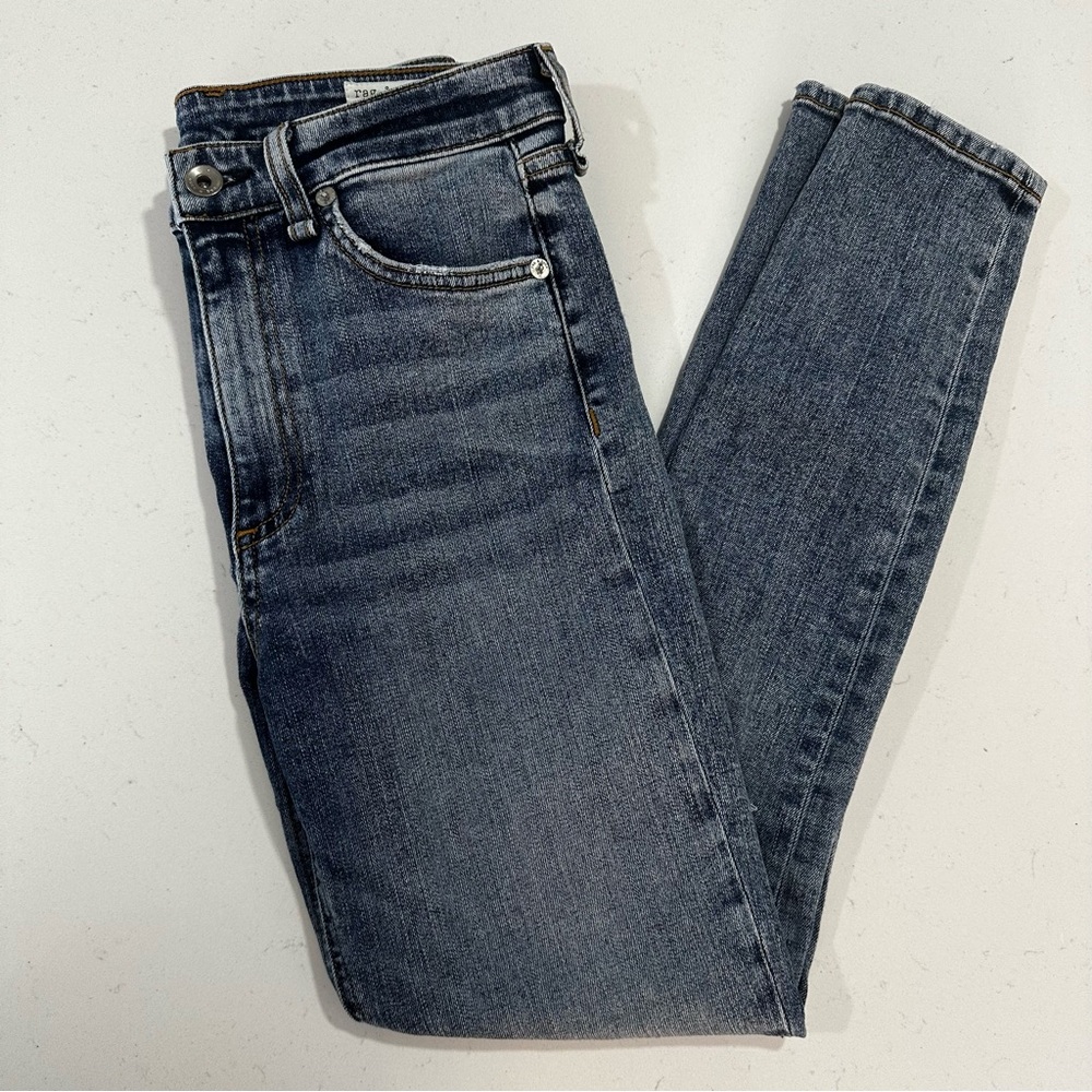 Rag & Bone Nina High-Rise Ankle Skinny in Norwalk - Size 25 - Picture 7 of 8
